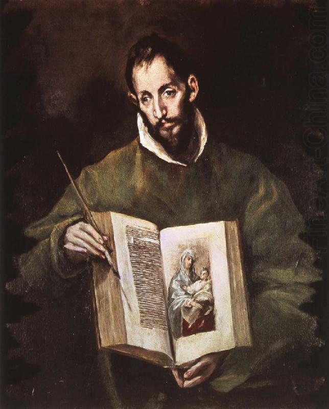 El Greco St Luke oil painting picture
